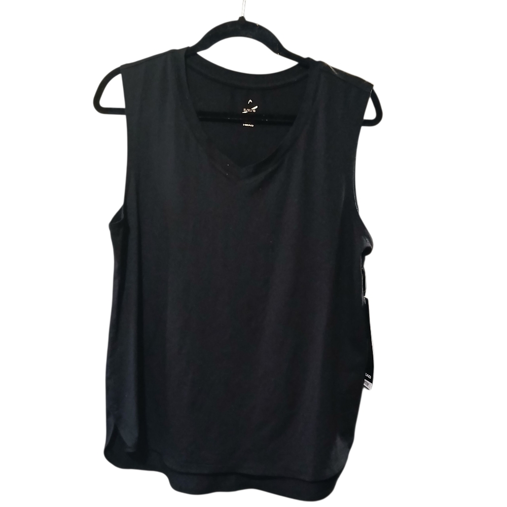 HEAD Men Black Sleeveless Tank Size XL NWT